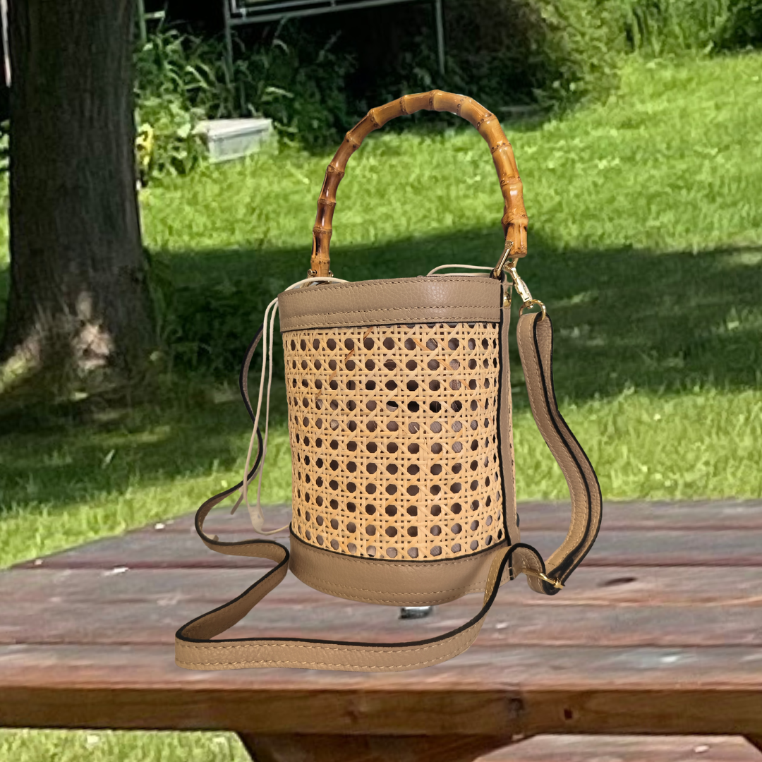 Bamboo woven bag