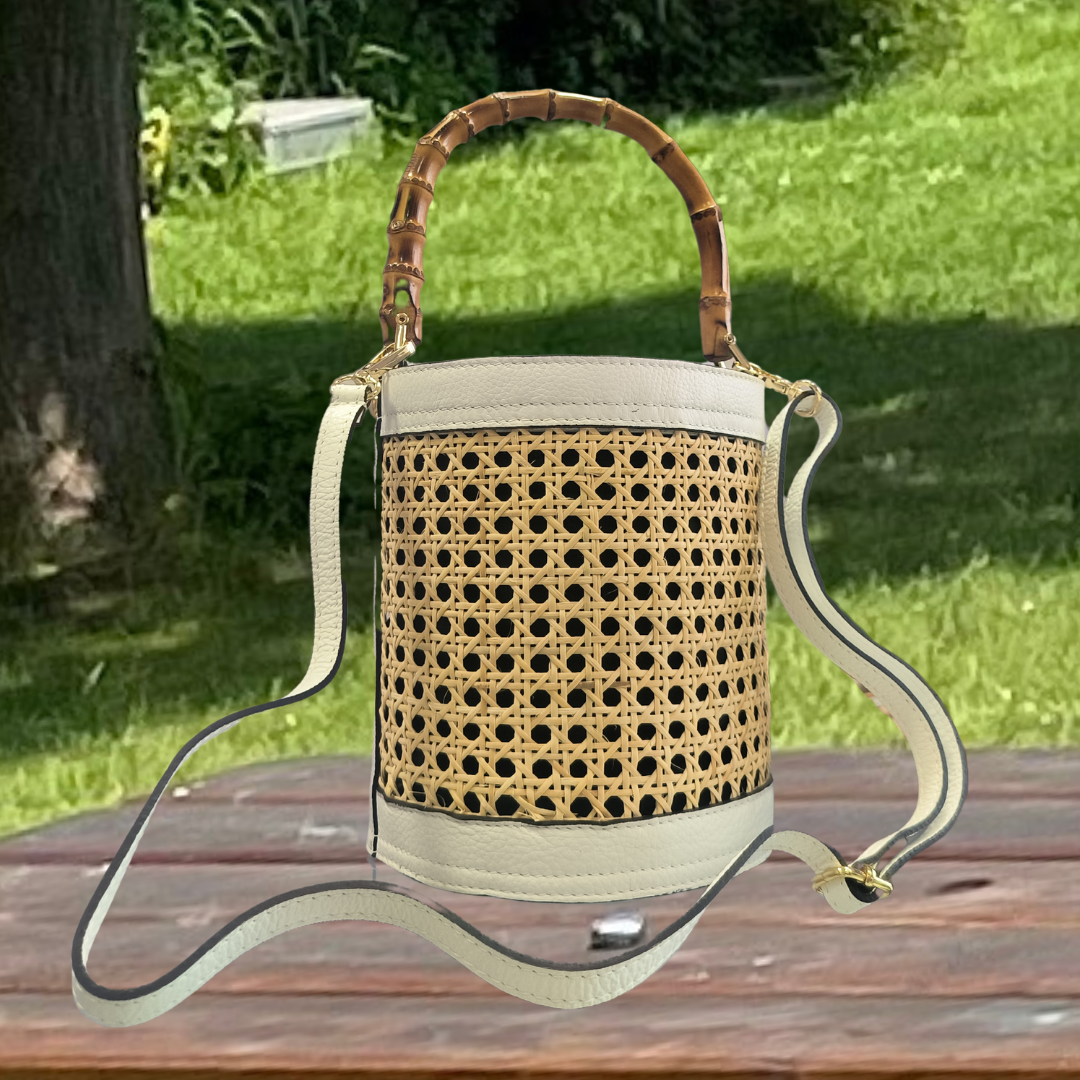 Bamboo woven bag