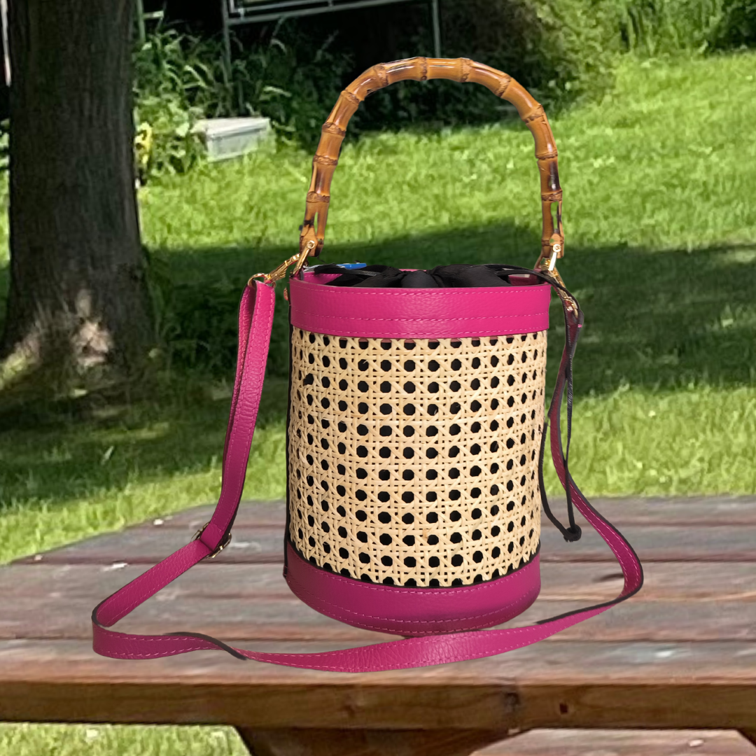 Bamboo woven bag