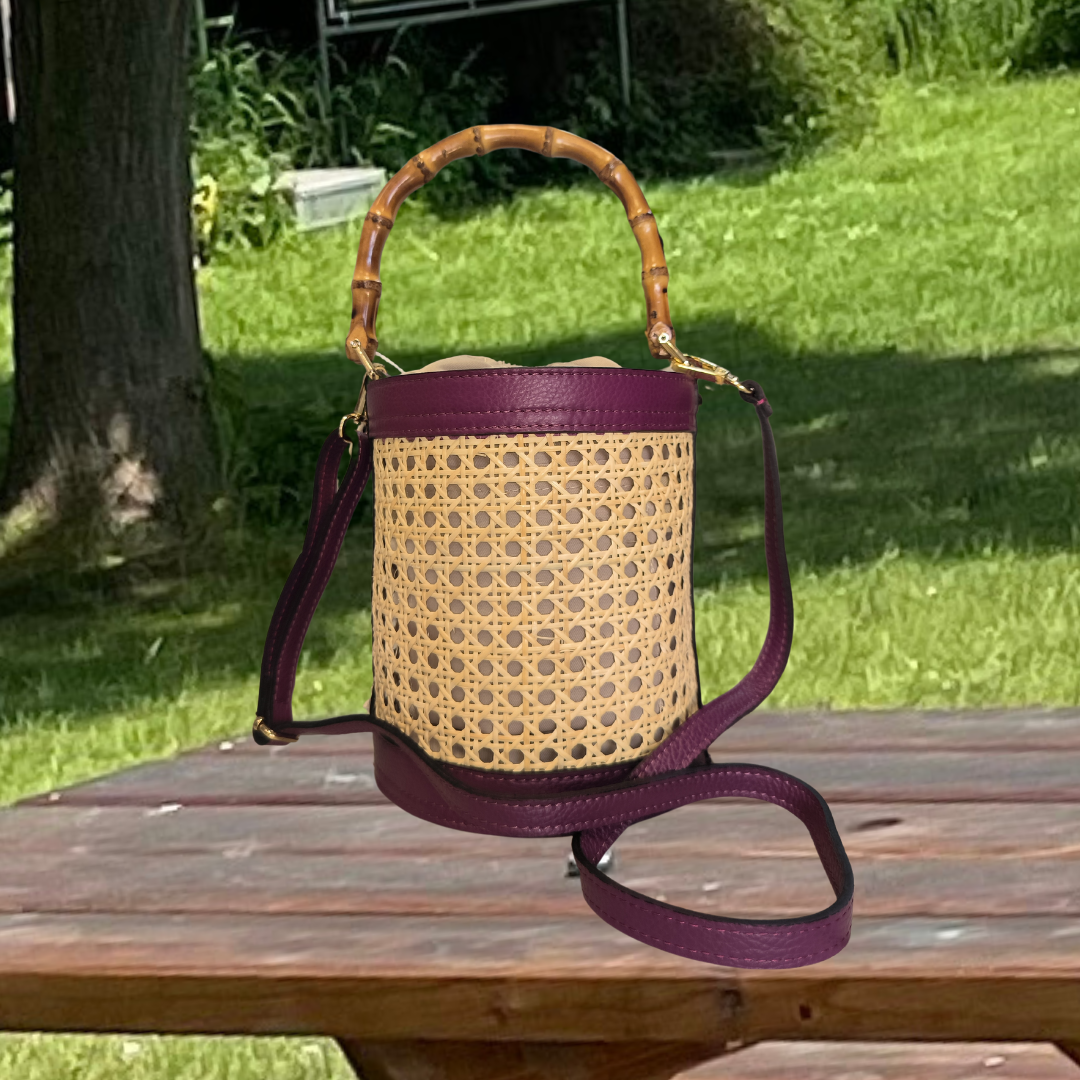 Bamboo woven bag