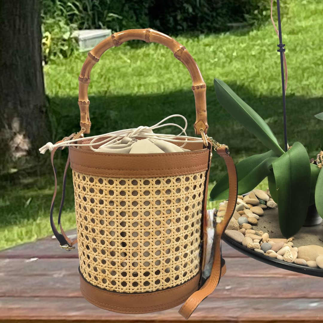 Bamboo woven bag