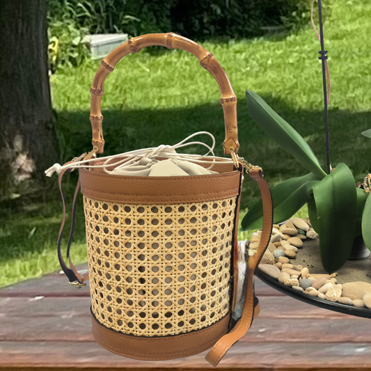 Bamboo woven bag