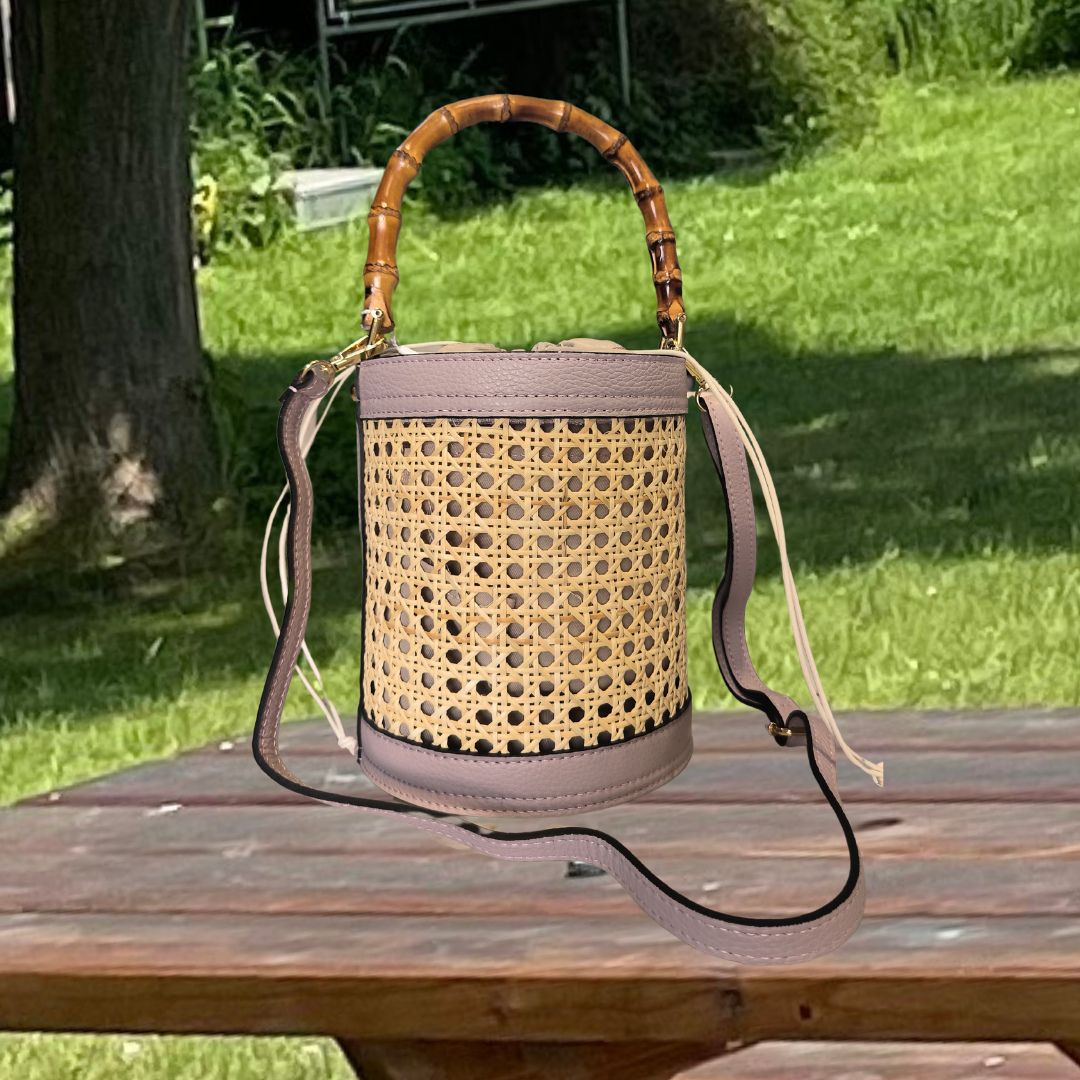 Bamboo woven bag