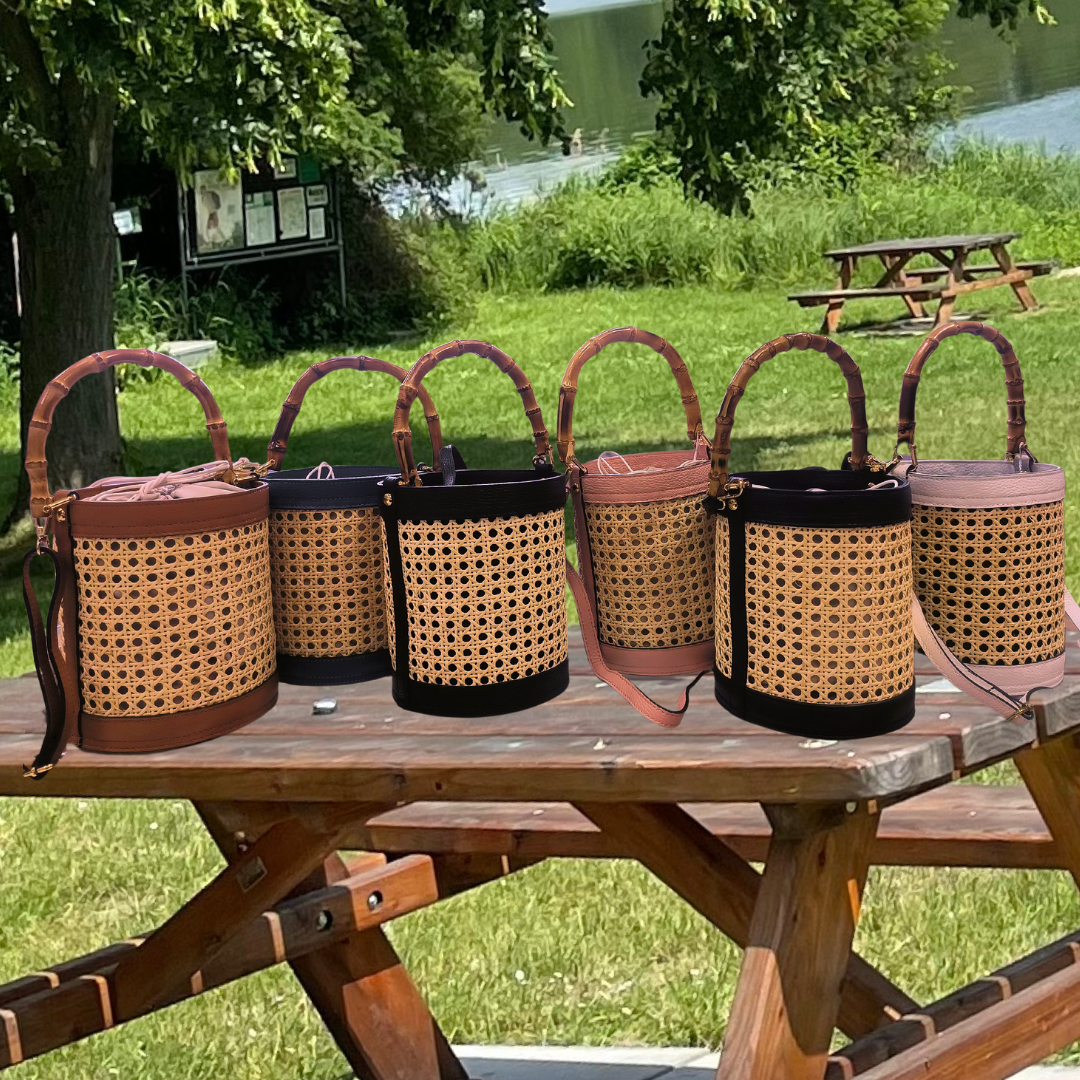 Bamboo woven bag