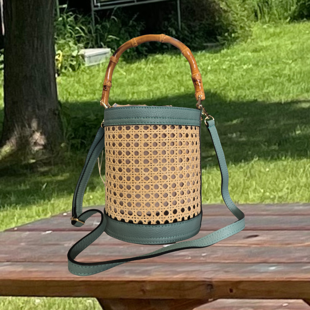 Bamboo woven bag